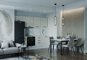 Кухонный гарнитур Шампань 2550 (Стол. 38мм) в Сысерти - sysert.ok-mebel.com | фото