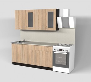 Кухня Симона Демо 1700 (Венга/Дуб Сонома) в Сысерти - sysert.ok-mebel.com | фото