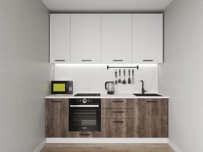 Кухонный гарнитур Старое Дерево 2200 h950 (Стол. 38мм) в Сысерти - sysert.ok-mebel.com | фото