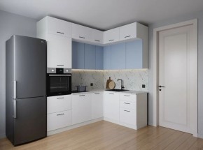 Кухонный гарнитур угловой Капри 2200*1700 (Стол. 26мм) в Сысерти - sysert.ok-mebel.com | фото