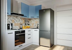 Кухонный гарнитур угловой Капри 2200х1000 (Стол. 38мм) в Сысерти - sysert.ok-mebel.com | фото