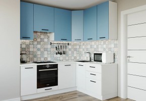 Кухонный гарнитур угловой Капри 2200х1600 h950 (Стол. 26мм) в Сысерти - sysert.ok-mebel.com | фото