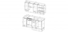 Кухонный гарнитур Умбра 1800 (Стол. 26мм) в Сысерти - sysert.ok-mebel.com | фото 2