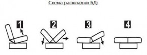 ЛАУРА ЛЮКС Диван Лаура Люкс БД+2подушки в Сысерти - sysert.ok-mebel.com | фото 7
