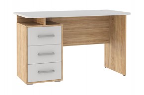 ЛАЙТ 2 Стол компьютерный (1200)  дуб сонома/белый в Сысерти - sysert.ok-mebel.com | фото