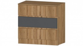 ЛЕНОРА Комод 3 ящика (графит) в Сысерти - sysert.ok-mebel.com | фото