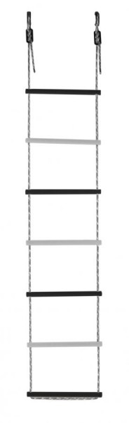Лестница веревочная 7 перекладин цв.черный, белый D=25  в Сысерти - sysert.ok-mebel.com | фото