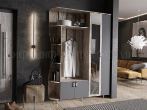 ЛИКА №1 Прихожая ЛДСП (графит/дуб юкон) в Сысерти - sysert.ok-mebel.com | фото