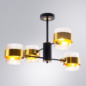 Люстра на штанге Arte Lamp Carlo A8205SP-4BK в Сысерти - sysert.ok-mebel.com | фото 2