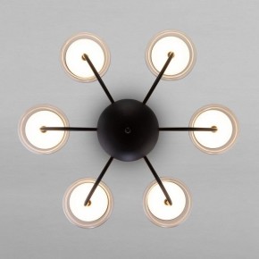 Люстра на штанге Eurosvet Fungo 50388 LED черный в Сысерти - sysert.ok-mebel.com | фото 2