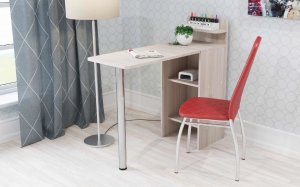 Стол маникюрный 4 трансформер с полками в Сысерти - sysert.ok-mebel.com | фото