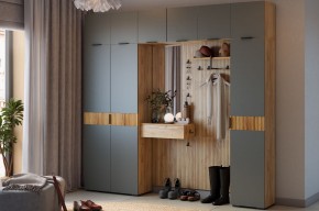 МЕБЕЛЬСОН К12 Прихожая (графит) в Сысерти - sysert.ok-mebel.com | фото