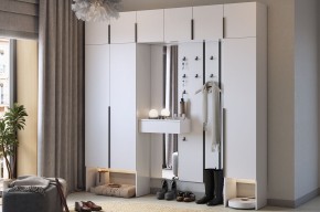 МЕБЕЛЬСОН К32 Прихожая (белое дерево) в Сысерти - sysert.ok-mebel.com | фото