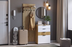 МЕБЕЛЬСОН К3 Прихожая (белое дерево) в Сысерти - sysert.ok-mebel.com | фото