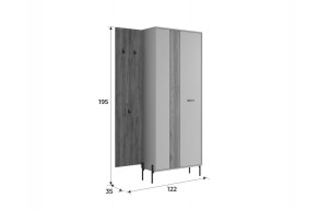 МЕБЕЛЬСОН К8 Прихожая в Сысерти - sysert.ok-mebel.com | фото 2