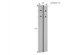 МЕРСИ Прихожая (модульная) белое дерево в Сысерти - sysert.ok-mebel.com | фото 2