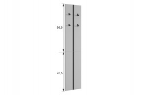 МЕРСИ Прихожая (модульная) белое дерево в Сысерти - sysert.ok-mebel.com | фото 3