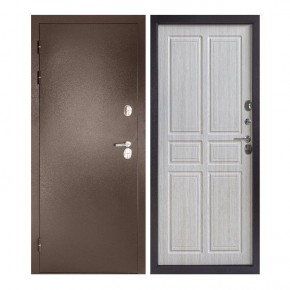 Металлическая дверь НОРД (Термодверь) 2050*980/ПРАВАЯ (Медный Антик/Лиственница белая) в Сысерти - sysert.ok-mebel.com | фото