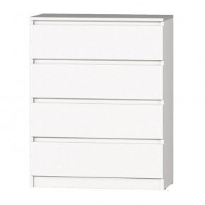 МС "Хилтон" Комод №1 800 (4 ящ.) белый текстурный в Сысерти - sysert.ok-mebel.com | фото 2