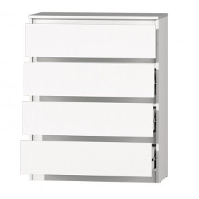 МС "Хилтон" Комод №1 800 (4 ящ.) белый текстурный в Сысерти - sysert.ok-mebel.com | фото 3