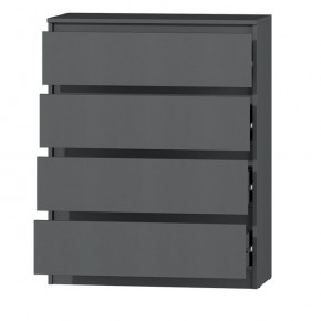 МС "Хилтон" Комод №1 800 (4 ящ.) графит в Сысерти - sysert.ok-mebel.com | фото 3