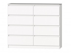 МС "Хилтон" Комод №3 1200 (8 ящ.) белый текстурный в Сысерти - sysert.ok-mebel.com | фото 2