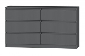 МС "Хилтон" Комод №5 1400 (6 ящ.) графит в Сысерти - sysert.ok-mebel.com | фото 2