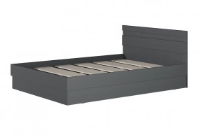 МС "Хилтон" Кровать 1,4 (графит) в Сысерти - sysert.ok-mebel.com | фото 2
