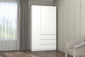 МС "Хилтон" Шкаф №2 1200 (Белый текстурный) в Сысерти - sysert.ok-mebel.com | фото