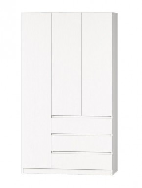 МС "Хилтон" Шкаф №2 1200 (Белый текстурный) в Сысерти - sysert.ok-mebel.com | фото 2