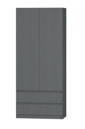 МС "Хилтон" Шкаф №3 900 (Графит) в Сысерти - sysert.ok-mebel.com | фото 2