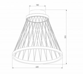 Накладной светильник Eurosvet Cesta 40018/1 LED коричневый в Сысерти - sysert.ok-mebel.com | фото 4