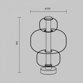 Настольная лампа декоративная Maytoni Atmos MOD364TL-L15W3K в Сысерти - sysert.ok-mebel.com | фото 5