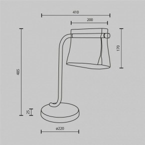 Настольная лампа декоративная Maytoni Cabaret MOD170TL-L8BS3K в Сысерти - sysert.ok-mebel.com | фото 7