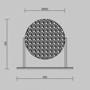 Настольная лампа декоративная Maytoni Mangata MOD387TL-L8CH3K в Сысерти - sysert.ok-mebel.com | фото 4