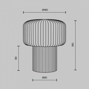 Настольная лампа декоративная Maytoni Omaggio MOD404TL-01GR в Сысерти - sysert.ok-mebel.com | фото 5