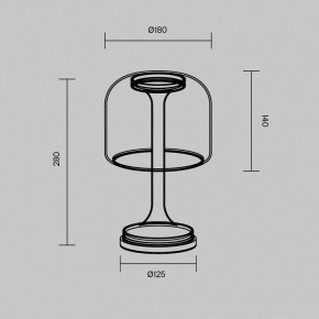 Настольная лампа декоративная Maytoni Spirito MOD286TL-L8G3K в Сысерти - sysert.ok-mebel.com | фото 4