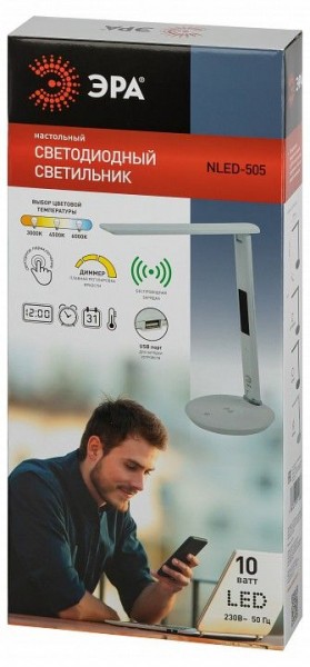 Настольная лампа офисная Эра  NLED-505-10W-W в Сысерти - sysert.ok-mebel.com | фото 5