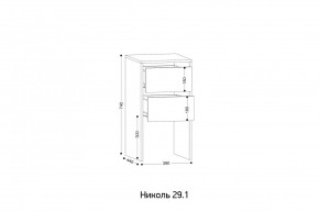 НИКОЛЬ 25 Шкаф 5-ти створчатый в Сысерти - sysert.ok-mebel.com | фото 7