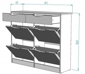 Обувница W26 в Сысерти - sysert.ok-mebel.com | фото 2