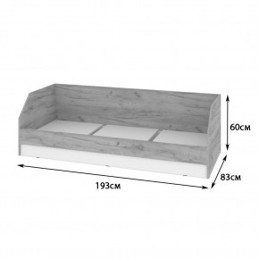 ОЛИВИЯ Детская (модульная) дуб серый/белый в Сысерти - sysert.ok-mebel.com | фото 14
