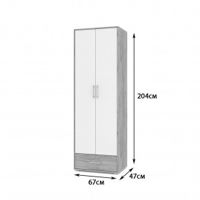 ОЛИВИЯ Детская (модульная) дуб серый/белый в Сысерти - sysert.ok-mebel.com | фото 17