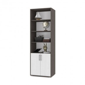 ОЛИВИЯ О21 Шкаф-стеллаж (анкор темный/анкор светлый) в Сысерти - sysert.ok-mebel.com | фото
