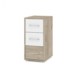 ОЛИВИЯ О62 Комод-тумба (дуб серый/белый) в Сысерти - sysert.ok-mebel.com | фото