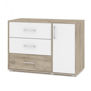 ОЛИВИЯ О63 Комод (дуб серый/белый) в Сысерти - sysert.ok-mebel.com | фото