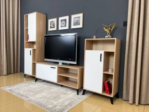 ОСКАР TRIO Гостиная (дуб золотой/белый) в Сысерти - sysert.ok-mebel.com | фото 3
