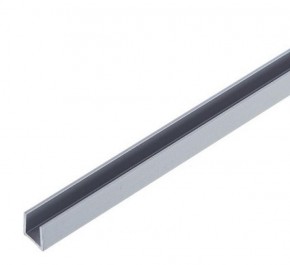 Планка торцевая "П" 4 мм для стеновой панели (алюминий) в Сысерти - sysert.ok-mebel.com | фото 1