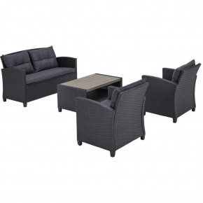 Плетеный комплект мебелис диваном AFM-804G Dark Grey в Сысерти - sysert.ok-mebel.com | фото 3