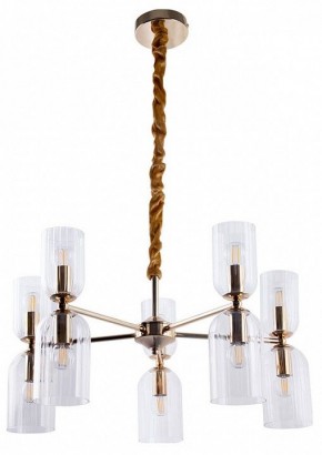 Подвесная люстра Arte Lamp Charm A1623LM-10GO в Сысерти - sysert.ok-mebel.com | фото