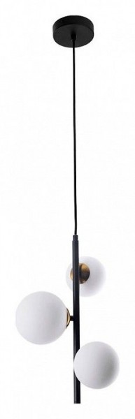 Подвесная люстра Arte Lamp Gemini A2243SP-3BK в Сысерти - sysert.ok-mebel.com | фото 2
